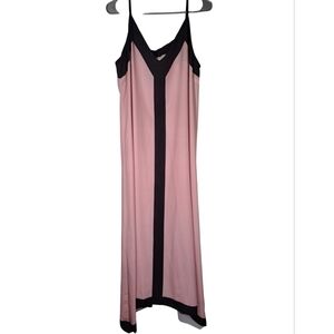 3/$15 Shien XL pink and black relaxed fit sleeveless maxi dress